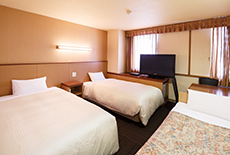 北九州 小倉のビジネスホテル サンスカイ ホテルのトリプルルーム